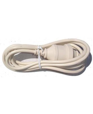 HPM 3m Household Duty White Extension Lead 10Amp R2703