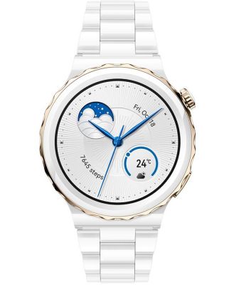 Huawei Watch GT 3 Pro 43mm Gold-White with White Band GT3-PRO-43-WT