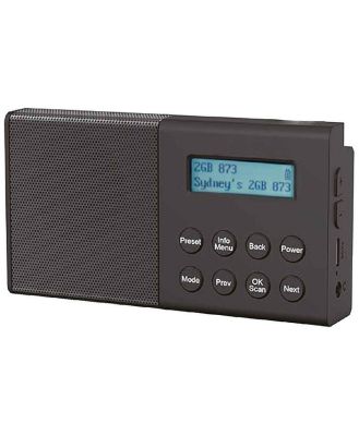 Laser DAB+ and FM Portable Radio with Bluetooth and LCD Display SPK-DABFM-429