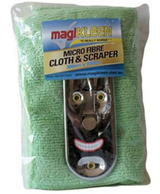 Magikleen Microfibre Cloth with Scraper
