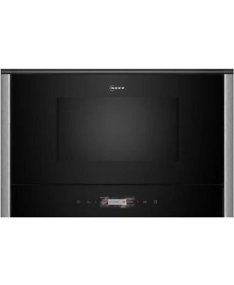 Neff 38cm Built in Microwave with Metallic Silver Side Trims NL9WR21Y1A-MS