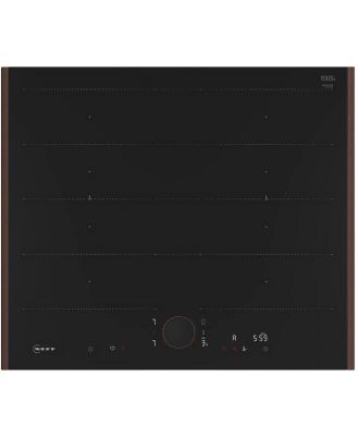 Neff 60cm Flex Design Induction Cooktop with Brushed Bronze Side Trims and TwistPad Flex T66YYY4C0-BB