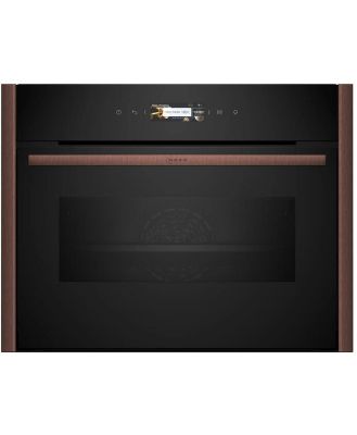 Neff Compact Oven with Microwave with Brushed Bronze Side Trims / Handle C29MR21Y0B-BB