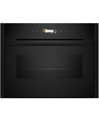 Neff Compact Oven with Microwave with Deep Black Side Trims / Handle C29MR21Y0B-DB