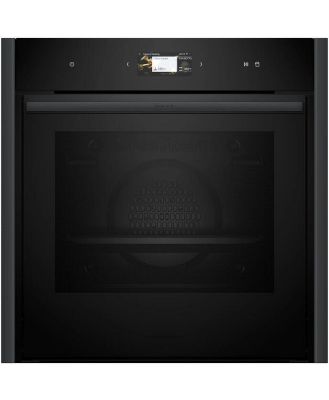 Neff Pyrolytic Slide & Hide® Oven + Added Steam with Anthracite Grey Side Trims / Handle B69VS73Y0A-AG