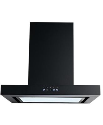 Omega 60cm Canopy Rangehood - Black ORC60MB