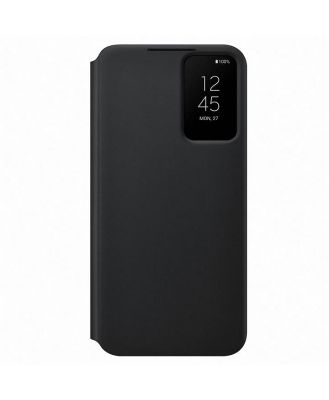Samsung Galaxy S22+ Smart Clear View Cover - Black EF-ZS906CBEGWW