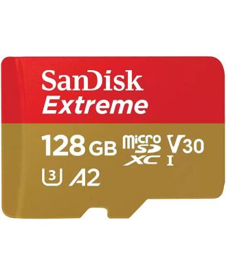 Sandisk 128GB Extreme® microSDXC™ UHS-I CARD SQXAA128GGN6MA