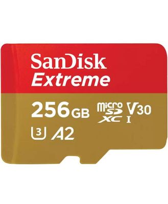 Sandisk 256GB Extreme® microSDXC™ UHS-I CARD SQXAV256GGN6MA