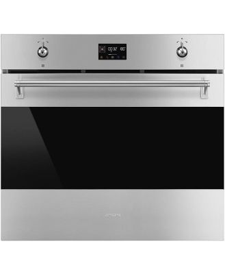 Smeg 76cm Classic Pyrolytic Oven With Single Point Probe SOPA3302TPX