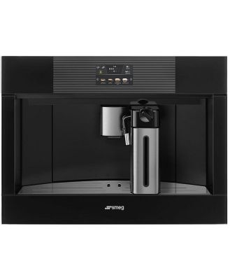 Smeg Compact Linea Built-in Coffee Machine Black CMS4104B3