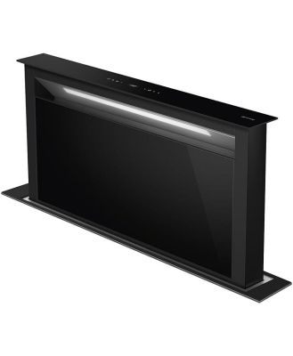 Smeg Universale 90cm Downdraft Rangehood - Black KDD90CNE