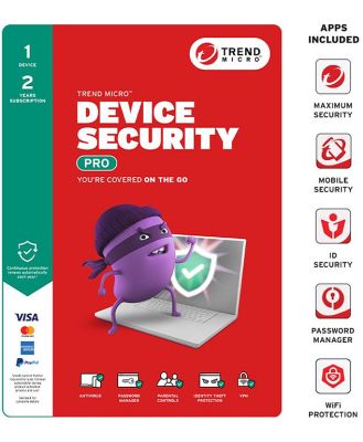 Trend Micro DEVICE SECURITY PRO 1D 2YR 9337694076167
