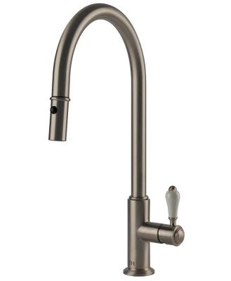 Turner Hastings Ludlow Pull Out Mixer Tap - Brushed Nicel LU108PM-BN