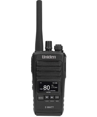 Uniden 5 Watt UHF CB Splashproof Handheld Radio UH755
