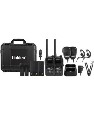 Uniden 5 Watt UHF Waterproof UHF CB Handheld - Tradies Pack UH785-2TP
