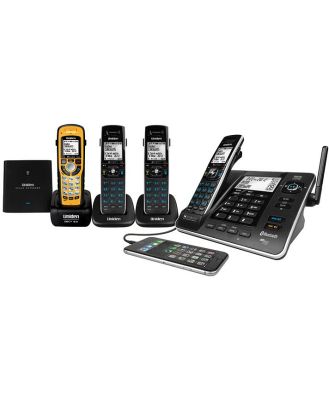 Uniden Digital Cordless Phone System with Waterproof Handset XDECT8355+3WP