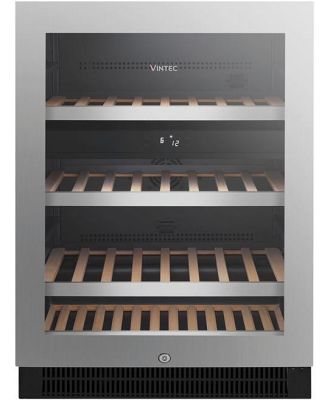Vintec 50 Bottle Dual Zone Wine Cabinet VWD050SSB-X