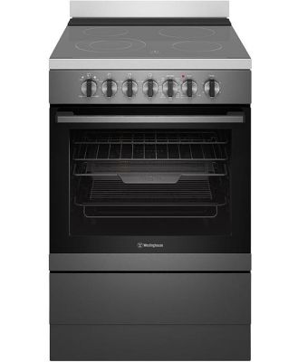 Westinghouse 60cm freestanding electric oven with airfry, dark stainless steel WFE646DSCB