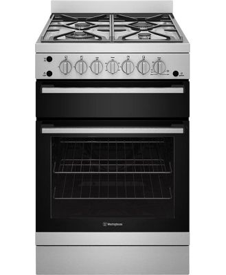 Westinghouse 60cm Gas Freestanding Cooker with Separate Grill, Stainless Steel WFG612SCNG