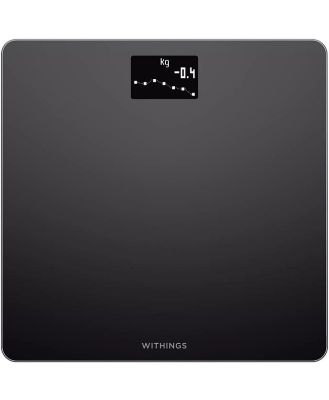 WITHINGS Body, Black - Smart Weight & BMI Wi-Fi Digital Scale WBS06-BLACK