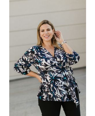 bird by design The Angled Wrap Blouse