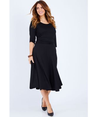 bird keepers The Ruched Waist Midi Dress
