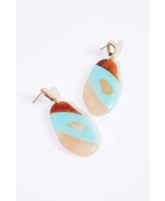 GxG Collective Inas Resin Statement Earrings