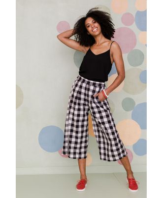 handpicked by birds Gingham High Waist Pant