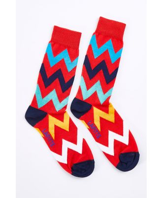 LaFitte Australian Made Zigzag Socks