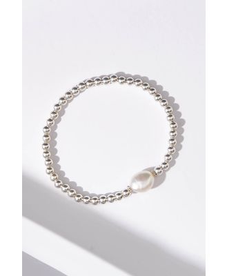 Lush Designs Tayah Keshi Sterling Silver Pearl Bracelet