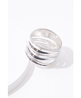 Najo Sterling Silver Ripple Ring