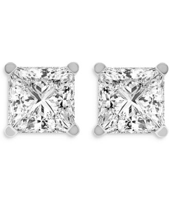 Bloomingdale's Fine Collection Diamond Princess Cut Stud Earrings in Platinum, 1.0 ct. t. w.