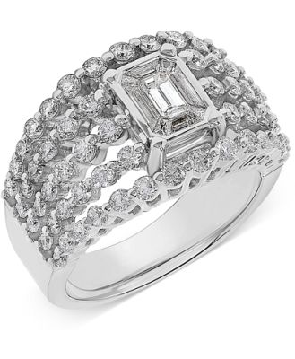 Bloomingdale's Fine Collection Diamond Ring in 14K White Gold, 1.65 ct. t. w.