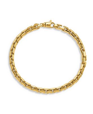 Bloomingdale's Men's 14K Yellow Gold Polished Chain Bracelet - 100% Exclusive