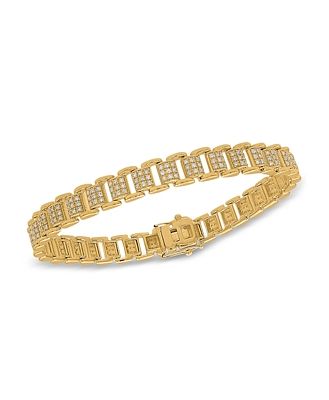 Bloomingdale's Men's Diamond Bracelet in 14K Yellow Gold, 1.25 ct. t.w. - 100% Exclusive