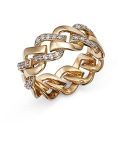 Bloomingdale's Men's Diamond Link Band in 14K Yellow Gold, 0.50 ct. t.w. - 100% Exclusive