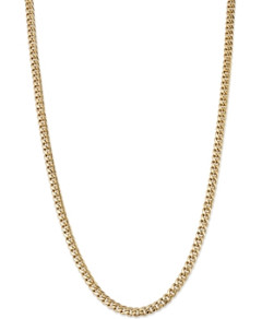 Bloomingdale's Men's Miami Cuban Link Chain Necklace in 14K Yellow Gold, 22 - 100% Exclusive