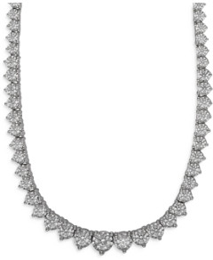Bloomingdale's Round Diamond Necklace in 14K White Gold, 3.0 ct. t.w. -100% Exclusive