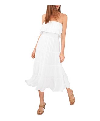 1.state Strapless Ruffle Tiered Dress