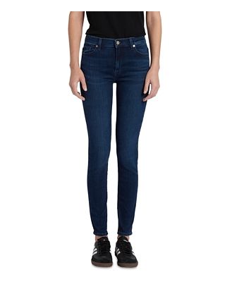 7 For All Mankind Crystal Pocket High Rise Skinny Jeans in Legendary