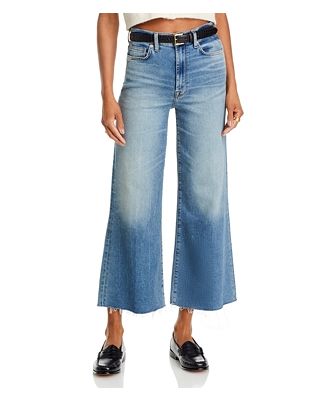 7 For All Mankind High Rise Cropped Jeans in Panorama