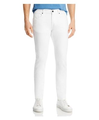 7 For All Mankind Luxe Performance Plus Slimmy Tapered in White