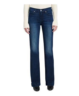 7 For All Mankind Mid Rise Straight Leg Dojo Jeans in Dian