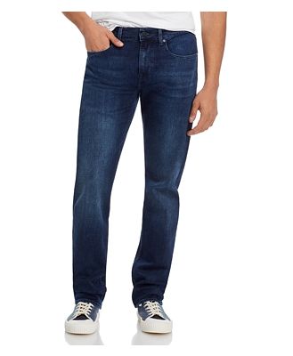 7 For All Mankind The Straight Fit Jeans in Dark Blue
