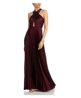 A.l.c. Athena Pleated Cutout Gown