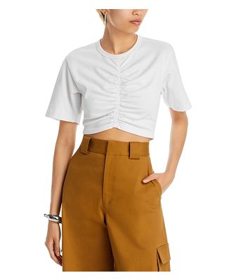 A.l.c. Johanna Ruched Cropped Tee