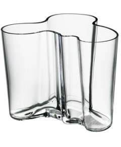 Aalto 4.75 Clear Vase by Iittala