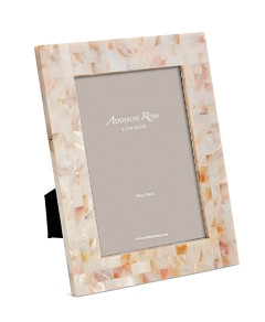 Addison Ross Chequer Board Mother-of-Pearl Photo Frame, 4 x 6