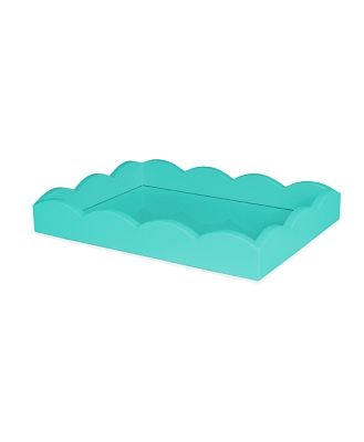 Addison Ross Small Lacquered Scalloped Tray